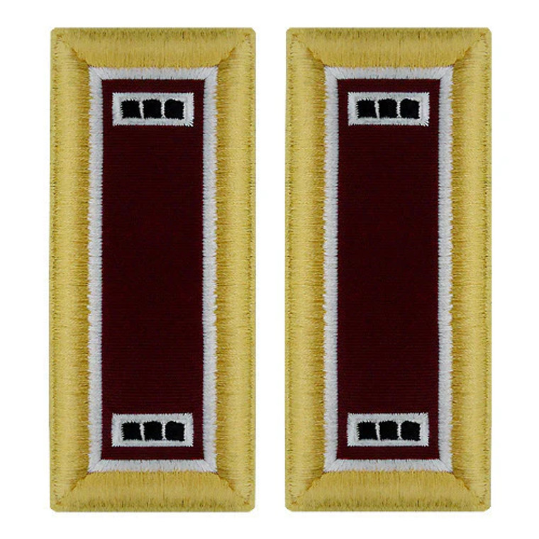 U.S. Army Medical Warrant Officer 3 Shoulder Boards - For Male Uniforms