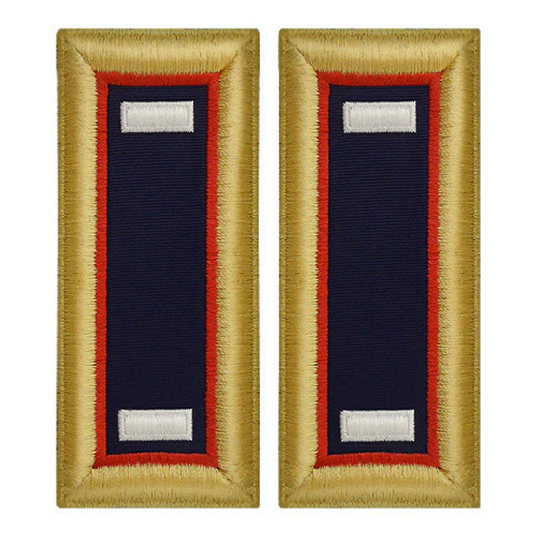 U.S. Army Adjutant General First Lieutenant Shoulder Boards - For Female Uniforms