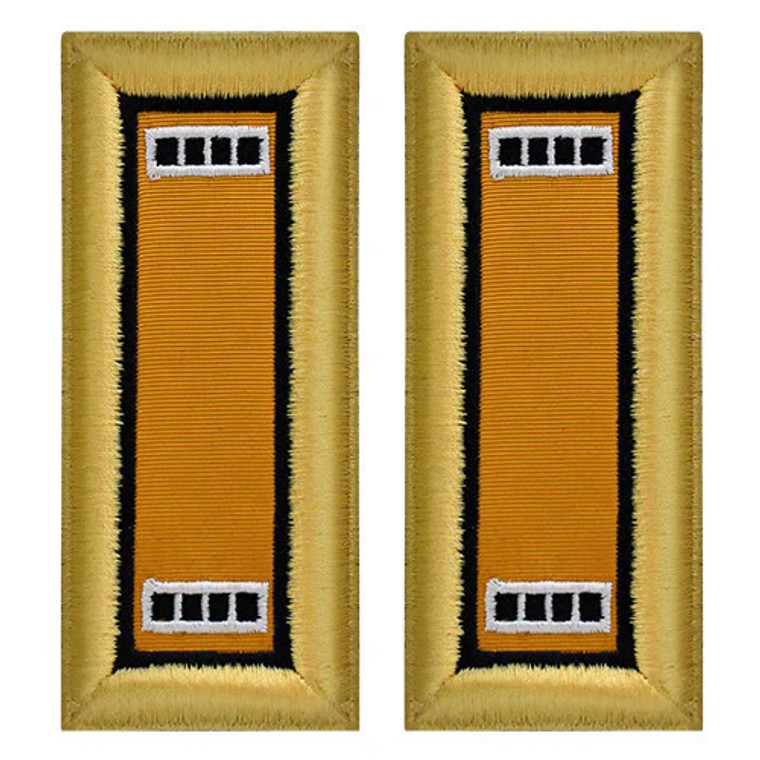 US Army Electronic Warfare Warrant Officer 4 Shoulder Boards - For Female Uniforms
