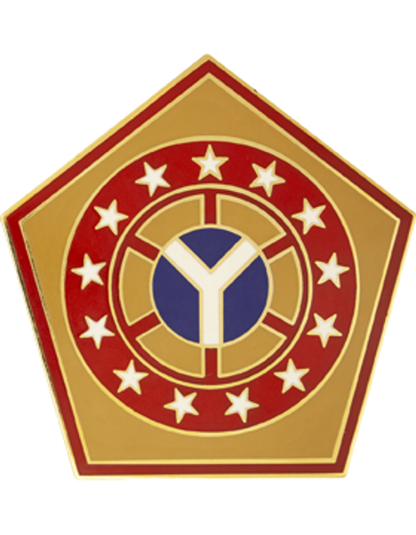 108th Sustainment Brigade Combat Service Identification Badge