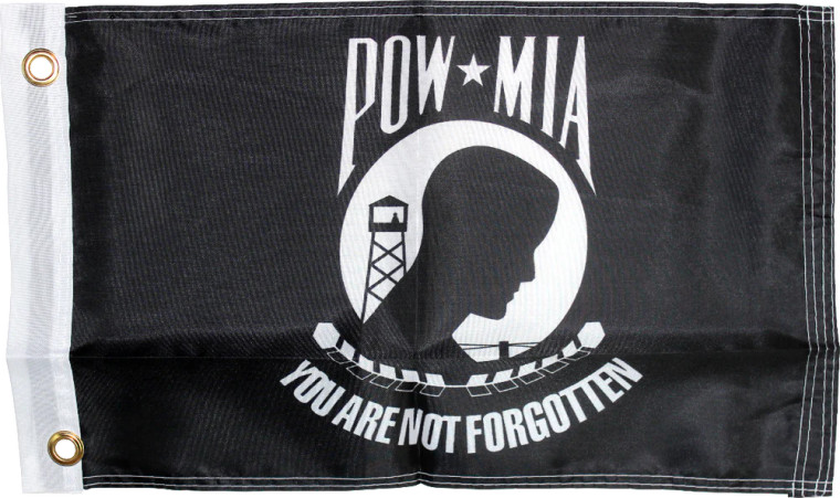 POW MIA Boat Flag - 12'x18"
