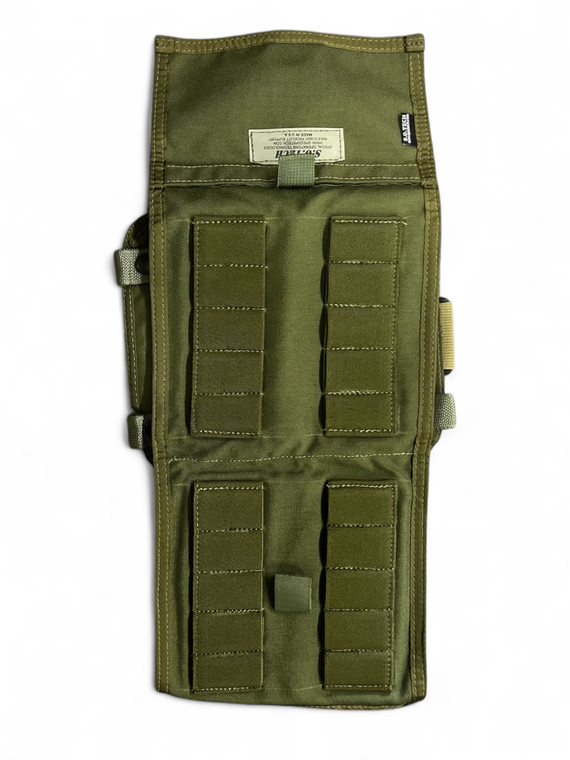 S.O. Tech Tactical OD Green Drop Leg Panel with Integrated Utility Pouch – Modular MOLLE Platform