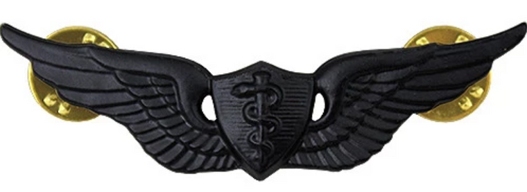 Army Flight Surgeon Badge - Basic (Black Subdued)