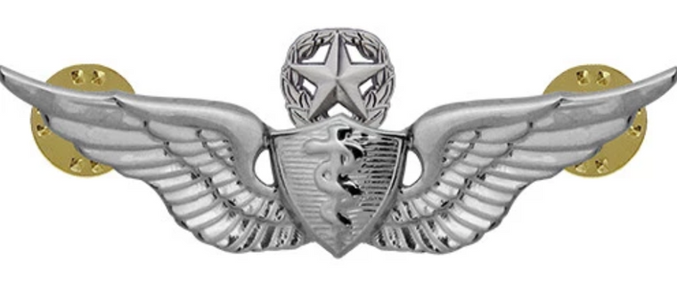 Army Flight Surgeon Badge - Master (Mirror)