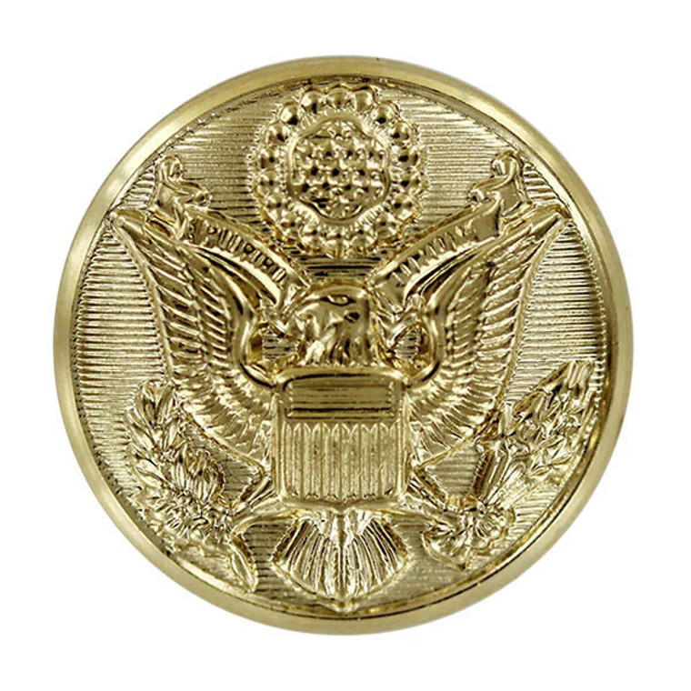 US Army Gold Eagle Buttons 25 Ligne