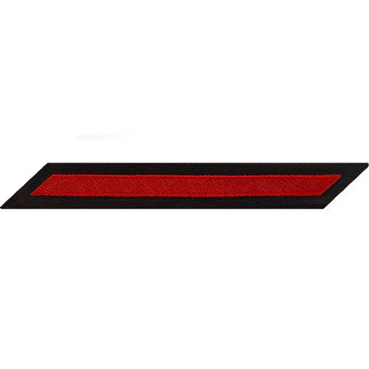 Red on Blue Embroidered Enlisted Male Navy Hashmarks – Pair of 1 – Made in USA
 Red on Blue Embroidered Enlisted Male Navy Hashmarks – Pair of 1 – Made in USA