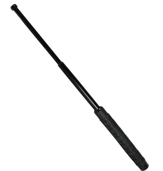 21 inch expandable steel baton collapsible self defense baton