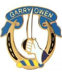 U.S. Army 7th Cavalry Garry Owen lapel pin cavalry regiment insignia