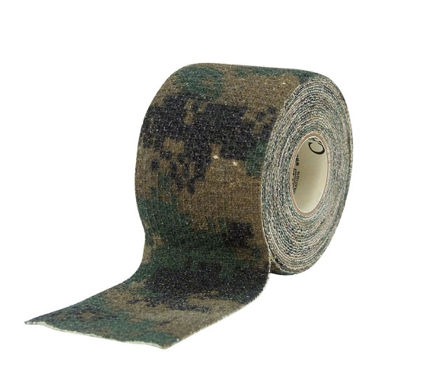 woodland digital camo form wrap for rifles and clothing