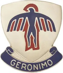 501st geronimo unit crest for parachute regiment