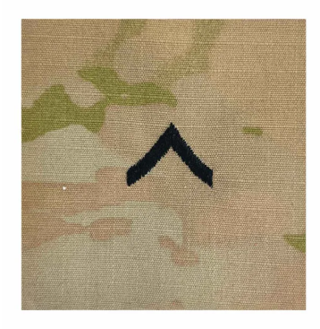Army OCP ranks in sew on