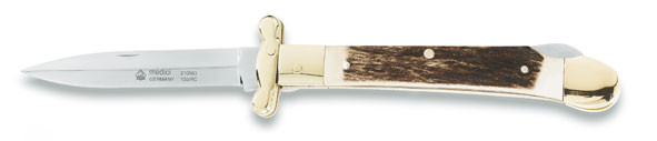 Puma P210560 bone medici folding lockback pocket knife with smooth bone handle classic design