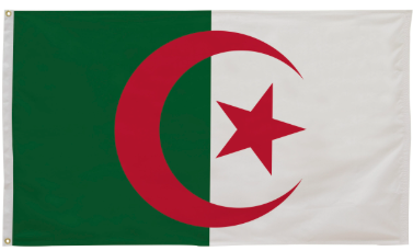 Algeria 3x5 polyester flag outdoor durable Algerian national flag green white red crescent star metal grommets