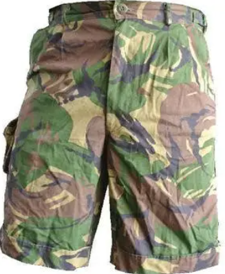 Dutch Army DPM Woodland Camo Shorts