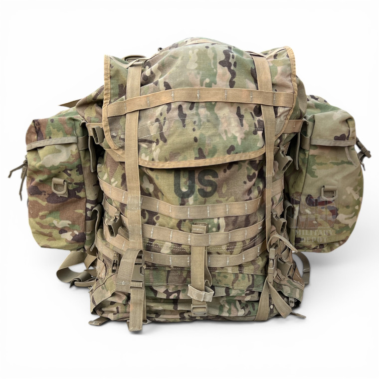 Genuine US Issue Multicam OCP MOLLE II Large Rucksack Military Backpack
