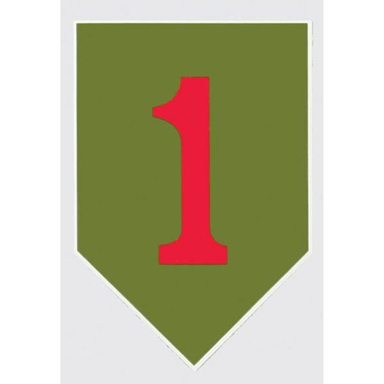 1st Infantry Big Red One Decal