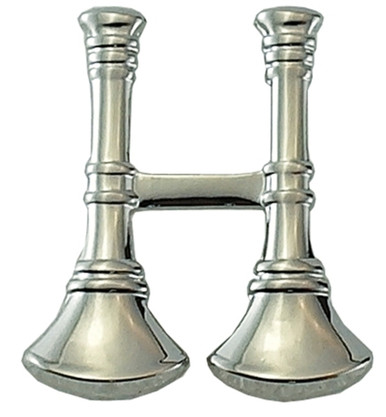 Fire Captain Parallel Bugles Pin