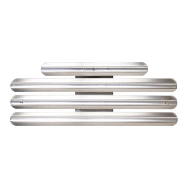 28 Ribbon Rack Flush 11-Ribbon Rack | Metal Flush-Space, Centered | Made in USA