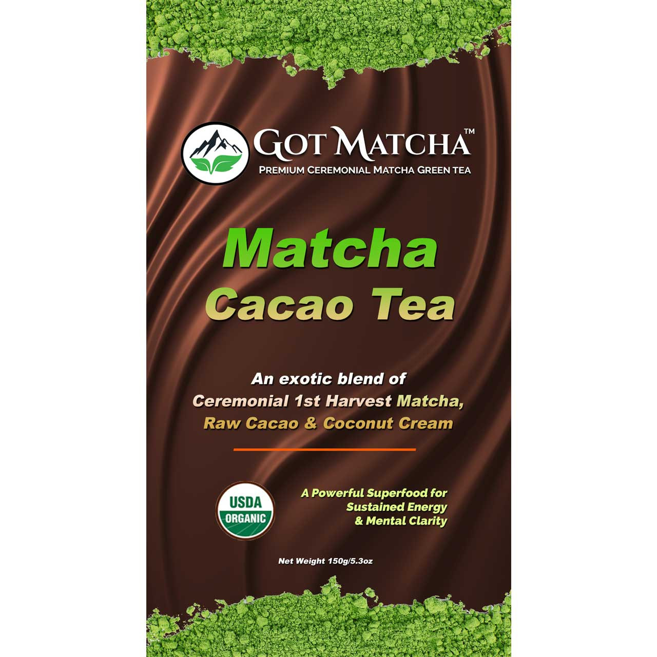 Feel Good USDA Organic Matcha Tea Powder, 16 Ounces