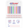 UScreen® 10 Panel Drug Test Dip Card, OTC, CLIA Waived, Strips Visible USSDIP-10M