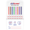 UScreen® 10 Panel Drug Test Dip Card, OTC, CLIA Waived, Strips Visible USSDIP-10P