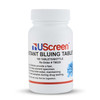 UScreen® Bluing Tablets bottle, Item #TM220, 100 tablets for drug testing restroom bluing