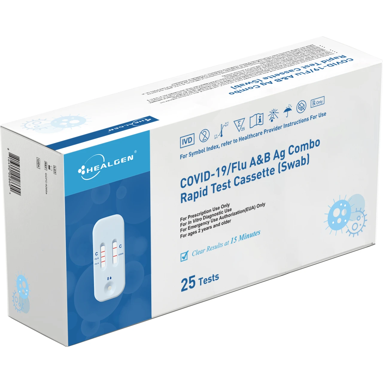 Healgen Scientific COVID-19 Flu A&B Test Cassette