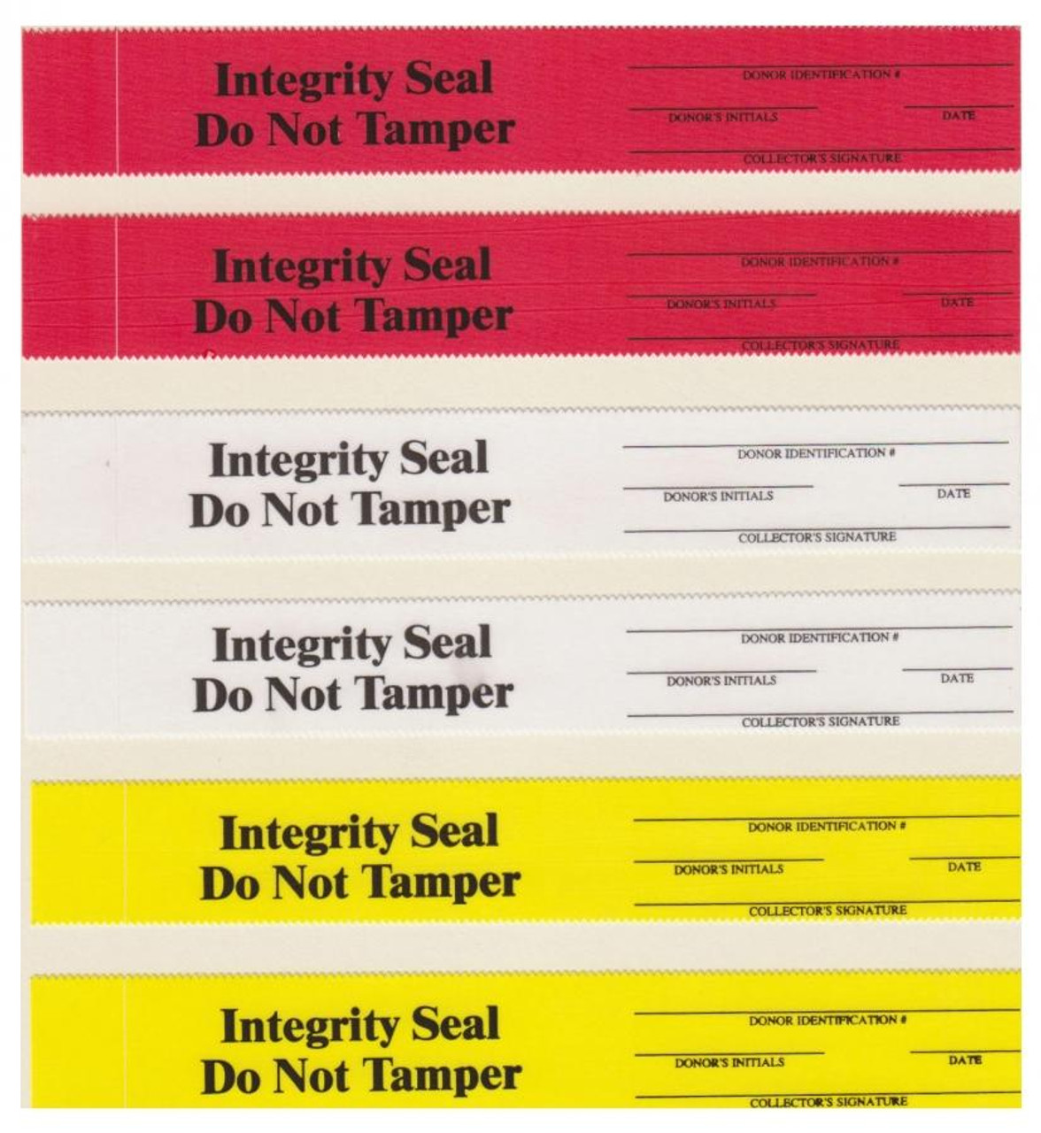 Tamper Evident Security/Integrity Seal 400/Package TransMed Company