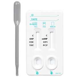 Abbott Cassette 2 Panel Drug Test Cassette with Pipette DOA-1125