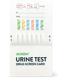 iScreen® 10 Panel Rapid Dip Drug Test Card Abbott Diagnostics Alere 25/Box Item # IS-10