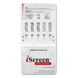 iScreen® 10 Panel Rapid Dip Drug Test Card Abbott Diagnostics Alere 25/Box