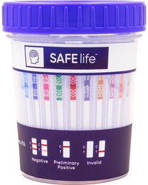 SAFElife™ C-Cup® 12 Panel Instant Drug Test Cup, CLIA Waived by Wondfo USA, CDOA-3124