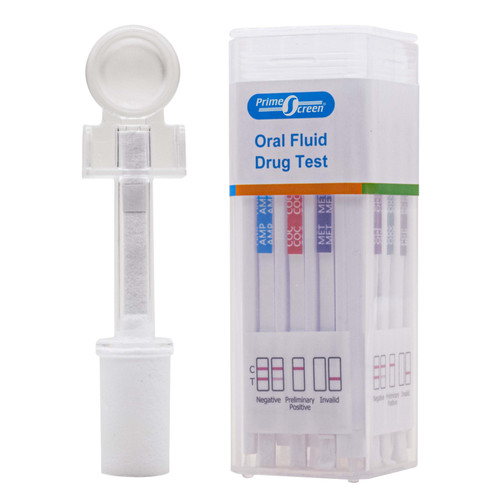 Prime Screen Oral Fluid 12 panel Drug Test American Screening Saliva Test