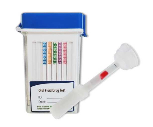 11 Panel Oral Fluid Device, Flip Top Drug Test Kit Saliva Indicator