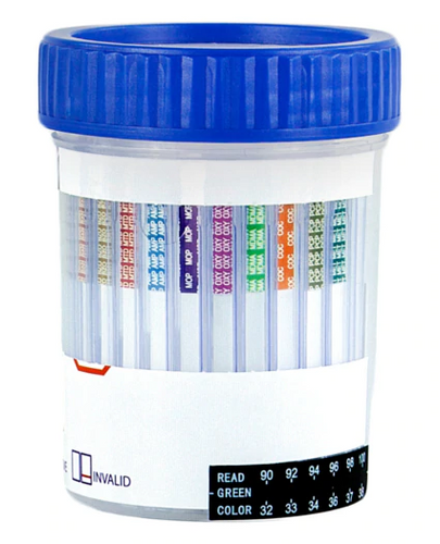 Healgen Scientific 13 Panel Drug Test Screening Cup with ETG Alcohol,  Fentanyl, Tramadol, and Adulterants