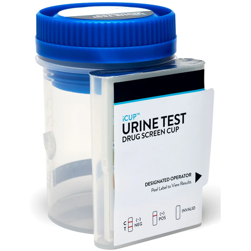 iCup™ 6 Panel Abbott / Alere Diagnostics Rapid Drug Test Cup with Adulteration, I-DUE-167-342, 25/Box
