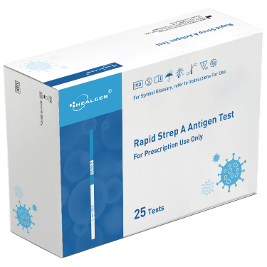 Healgen® Strep A Rapid Antigen Test Kit – CLIA Waived, 25 Tests per Box