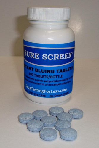 Sure Screen© Bluing Tablets, 100/Bottle