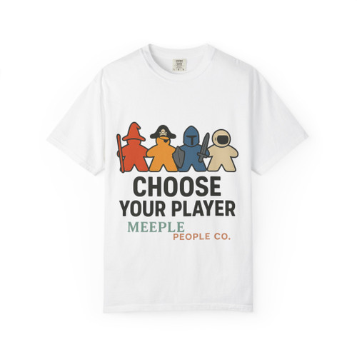 White Choose Your Player - Front