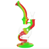 SILICONE BALL RIG WATERPIPE 7.5" MIXED COLOR [WP104]