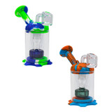 SILICONE MINI RIG WITH QUARTZ BANGER 5" [WP105]