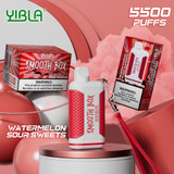 YIBLA SMOOTH BOX 5500 PUFF DISPOSABLE - 10CT