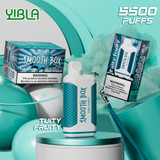 YIBLA SMOOTH BOX 5500 PUFF DISPOSABLE - 10CT
