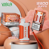 YIBLA SMOOTH BOX 5500 PUFF DISPOSABLE - 10CT