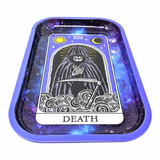 DEATH TAROT CARD ROLLING TRAY 11x7"