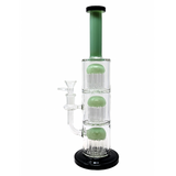 TRIPLE TREE PERC STRAIGHT NECK WATERPIPE 12.5" [WP151]