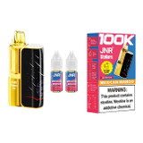 JNR STELLARC 5% DISPOSABLE KIT (150ML) 100K PUFFS 5CT/ BOX (2 BOTTLES OF E-LIQ INCLUDED)