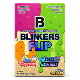 BLINKERS FLIP DISPOSABLE/PRE ROLL (ICE CREAM) DUAL CHAMBER DEVICE 2G - DISPLAY OF 5