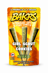 BAKRS DIAMONDS 3 PRE ROLLS 6G PER PACK - 10CT