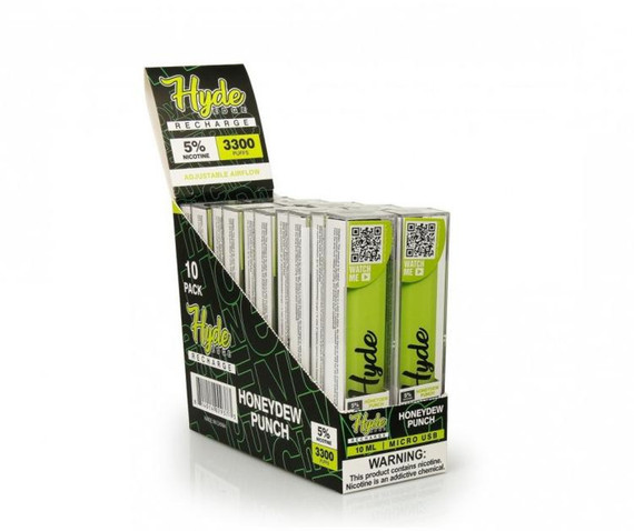 HYDE EDGE RECHARGE DISPOSABLE 10ML 3300 PUFF - 10CT